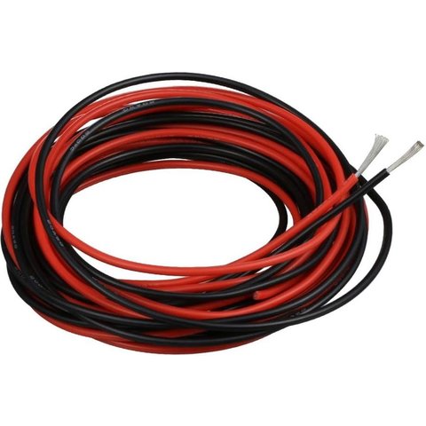 Wire In Silicone Insulation 20AWG, 0.52 mm², 1 m, red 