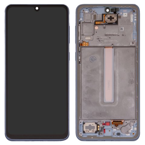 LCD compatible with Samsung A336 Galaxy A33 5G, dark blue, with frame, Original PRC  