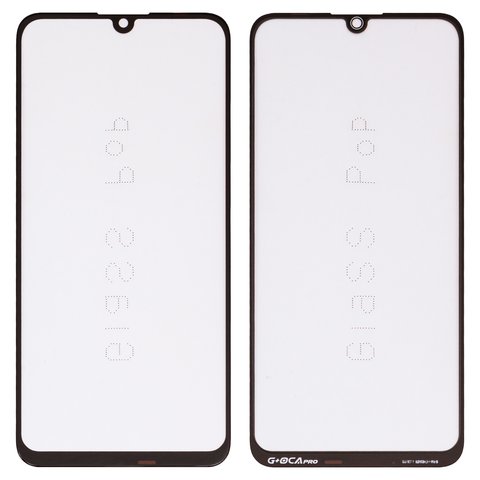 Стекло корпуса G+OCA PRO для Huawei Enjoy 9s, P Smart 2019 , P Smart 2020 , P Smart Plus 2019 , с OCA пленкой, черное
