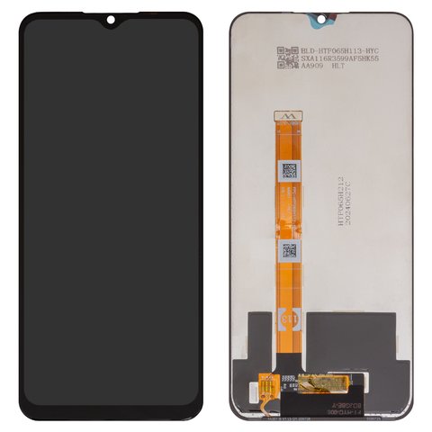 LCD compatible with Realme C25, C25s, Narzo 50A; Oppo A16, A16s, A54s, black, without frame, Box CPH2269, CPH2271, CPH2273, FPC HTF065H113 NT