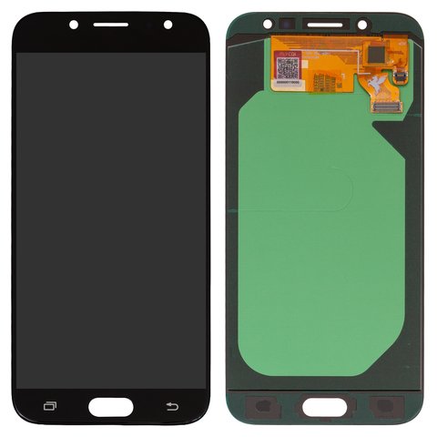 LCD compatible with Samsung J730 Galaxy J7 2017 , J730F Galaxy J7 2017 , black, without logo, without frame, FLYCDI, OLED