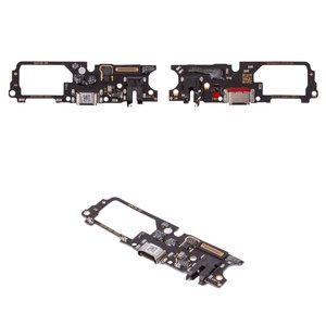 Flat Cable compatible with Oppo A52, A72, A92, headphone connector, charge connector, with microphone, High Copy, charging board 