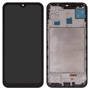 Дисплей для Samsung M156 Galaxy M15, черный, с рамкой, High Copy, с широким ободком, OLED 
