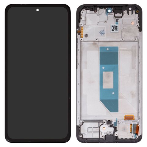 Дисплей для Xiaomi Redmi Note 14 4G, черный, с рамкой, Original PRC , 161.5mm, 24117RN76E, EU version