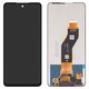 LCD compatible with Tecno Pop 8, Spark 20 (KJ5), Spark 20C (BG7), Spark Go (2024) (BG6); Infinix Hot 40i (X6528B), Smart 8 (X6525), (black, without frame, Original (PRC), BV066G3M-L0A-XM00)