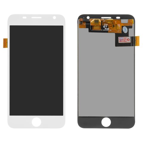 Pantalla LCD puede usarse con Prestigio MultiPhone 7501 Duo Grace R7, blanco