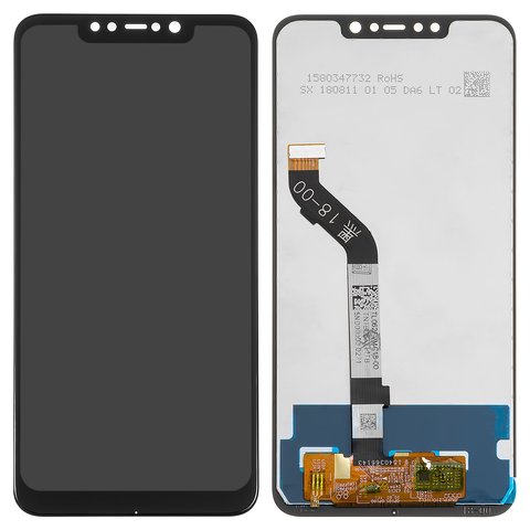 Pantalla LCD puede usarse con Xiaomi Pocophone F1, negro, Original PRC , M1805E10A