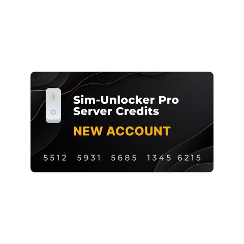 Créditos Sim Unlocker Pro Cuenta nueva 