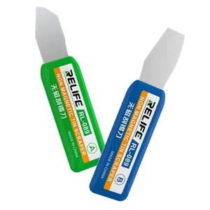 Espátula RELIFE RL 089, para reballing BGA, metal, no magnética, 2 in 1