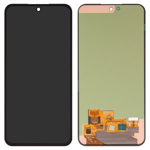 Pantalla LCD puede usarse con Samsung A356 Galaxy A35 5G, A556 Galaxy A55, M356 Galaxy M35, negro, sin marco, original vidrio reemplazado 