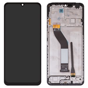 Pantalla LCD puede usarse con Xiaomi Redmi 14R, negro, con marco, Original PRC 