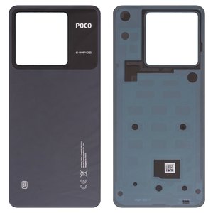 Panel trasero de carcasa puede usarse con Xiaomi Poco X6, negra