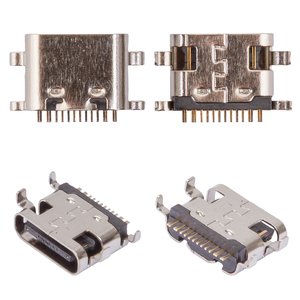 Conector de carga puede usarse con Blackview BV5900, BV6600, BV6600 Pro, BV6600E, BV6900, BV9100; Oukitel K10, K6, WP5000, 12 pin, USB tipo C, down pin