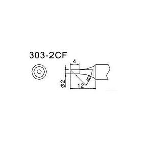 Паяльне жало Quick 303 2CF
