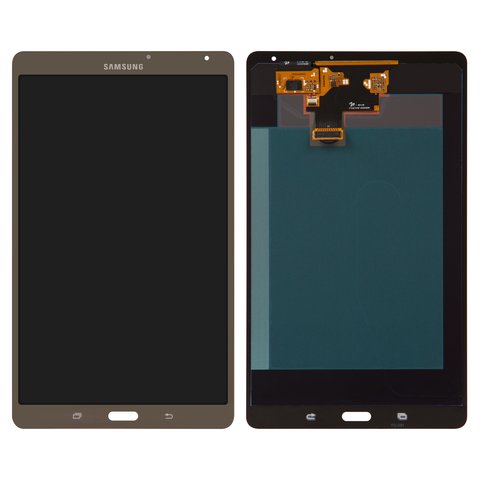 Дисплей для Samsung T700 Galaxy Tab S 8.4, бронзовий, версія Wi Fi , без рамки, Wi Fi