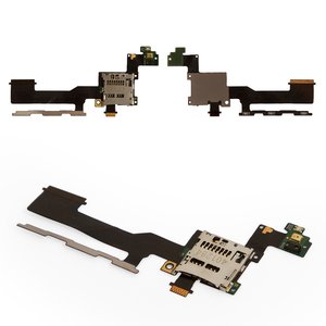 Шлейф для HTC One M9, з конектором карти пам'яті