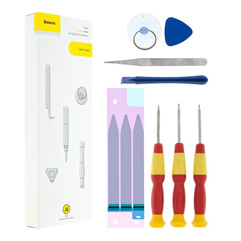 Стикер батареи Baseus Battery disassembly tool для Apple iPhone 7 Plus, с инструментом, #ACDM IP7P