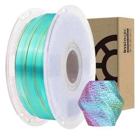 Филамент для 3D принтера INSLOGIC PLA Silk Fantasy Cyber, 1 кг
