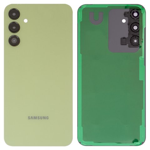 Задняя панель корпуса для Samsung A155 Galaxy A15, A156 Galaxy A15 5G, желтая, со стеклом камеры, personality yellow