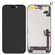 Дисплей для iPhone 16, черный, с рамкой, HC, без микросхемы, (AMOLED), DD-OLED soft