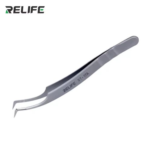 Пінцет монтажний RELIFE ST 17A, вигнутий, 125 мм