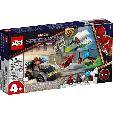 LEGO Super Heroes Человек-паук против атаки дронов Мистерио (76184)
