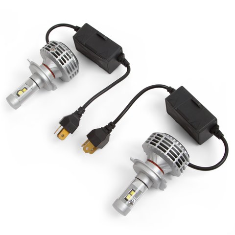 Juego de luces LED principales para coche UP-6HL (H4, 3000 lm, compatible con bus CAN)